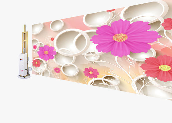 62kg 720x2880Dpi縦プリンター壁の装飾、自動壁絵画機械