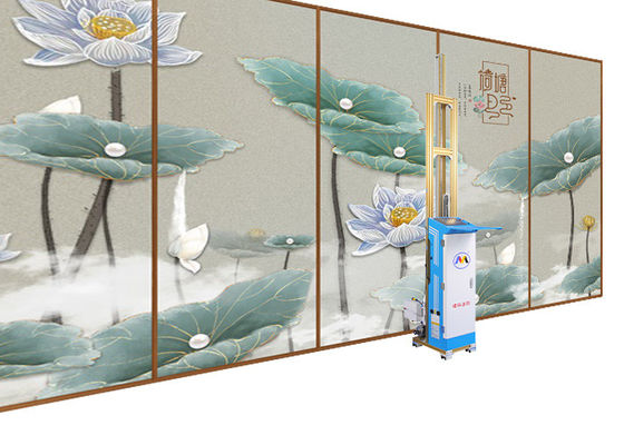 基づく水は移動可能な車輪が付いているデジタル壁の印字機にインクをしみ込ませる