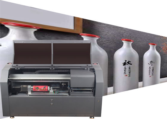 90s陶磁器のガラス プラスチック マグのびんのバーコードの金属の円柱インクジェット・プリンタ